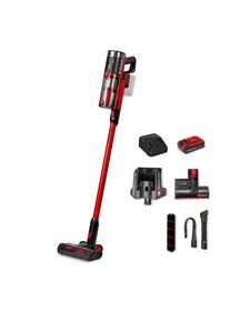 Einhell Akku-Stielstaubsauger "TE-SV 18/270/1 (1x4,0Ah+)", rot (schwarz, rot), B:96cm H:28cm T:37cm, Akkusauger, inkl. Akku und Ladeger&auml;t, Akku-Stielstaubsauger
