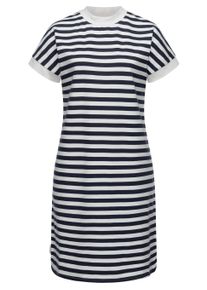 Shirtkleid Ragwear "Sommerkleid Katchi Stripes", Damen, Gr. XXL, N-Gr, blau (navy), Obermaterial: 80% Baumwolle CO(Bio). 20% Polyester Pol. recyc.., Kleider Shirtkleid