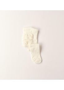 Str&uuml;mpfe IDO "BABY GIRL ACCESSORIES", M&auml;dchen, Gr. 11, sanftes wei&szlig;, Baumwolle, Socken Str&uuml;mpfe