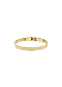 Armband Calvin Klein "SOPHISTICATED TEXTURE", gold (gelbgoldfarben), Armb&auml;nder, Damen, 21,5cm, Edelstahl, Armband