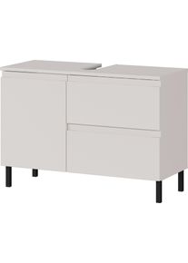 Waschbeckenunterschrank Germania "Scantic", braun (kaschmir), B:80cm H:56cm T:34cm, Holzwerkstoff, MDF, Schr&auml;nke, Waschbeckenunterschrank, mit Siphonausschnitt