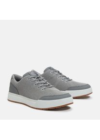Sneaker Timberland "MAPLE GROVE LOW LACE UP SNEAKER", Herren, Gr. 45, grau (lt grau knit), Textil, Schuhe Sneaker