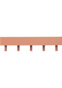 Garderobenhalter SPINDER DESIGN "Dax Play", rosa, B:52cm H:12cm T:7,5cm, Metall, Garderobenhalter, Garderobenhalter, Metall, Breite 52 cm