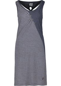alife and kickin Blusenkleid ALIFE & KICKIN, Damen, Gr. XL, Normalgr&ouml;&szlig;en, blau (marine melange), 65% Baumwolle, 35% Polyester, Rundhals, Kleider Blusenkleid