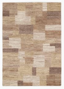 Wollteppich OCI DIE TEPPICHMARKE "ELEGANT NEW LIMA" Gr. 33, beige (dunkelbeige), B:200cm H:13mm L:250cm, Wolle, Teppiche, Wollteppich, reine Wolle, Nepal Orientteppich, handgekn&uuml;pft