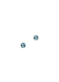 Paar Ohrstecker Firetti "Schmuck Geschenk Silber 925 Ohrschmuck Solit&auml;r in mehreren Gr&ouml;&szlig;en" Gr. 3,5, blau (silberfarben, blau, blau), Ohrringe, Damen, 3,5, Silber 925 (Sterlingsilber), Paar Ohrstecker, mit Zirkonia (synth.)