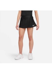 Tennisrock Nike "G NKCT DF VCTRY FLOUNCY SKRT", M&auml;dchen, Gr. XL (164/170), schwarz (schwarz, wei&szlig;), Trikot, Obermaterial: 86% Polyester, 14% Elasthan, unifarben, Basic ca. Mitte Oberschenkel, R&ouml;cke Tennisrock, mit integrierten Innenshorts, schwei&szlig;ableitend, schnell trocknend