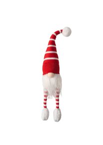 Kantenhocker OTTO HOME "Wichtel", rot (rot, wei&szlig;), B:11cm H:60cm T:16cm, Polyester, Dekofiguren, Kantenhocker, Handgearbeitete Figur mit liebevollen Details