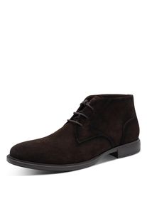 Schn&uuml;rstiefelette Tamaris, Herren, Gr. 44, Leder Textil, grau (mokka), Rindsleder, unifarben, festlich, Schuhe Schn&uuml;rstiefelette, Abendschuh, Anzugsschuh, Schn&uuml;rer, mit Logopr&auml;gung, f&uuml;r Herren