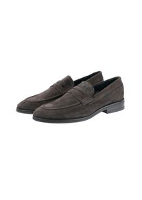 JOOP! Slipper JOOP "velluto kleitos loafer slip on ld", Herren, Gr. 41, Leder, schwarzbraun, Rindsleder, Schuhe Slipper, Halbschuh, Mokassin, Schlupfschuh, Loafer mit weicher Lederinnensohle