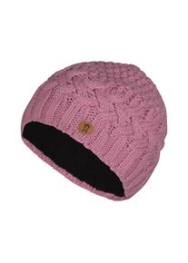 Strickm&uuml;tze Trollkids "GIRLS RAULAND CAP", Jungen, Gr. 6 (53/56), rosa (pink dawn), Obermaterial: 50% Polyacryl, 50% Polyester. Futter: 100% Polyester, M&uuml;tzen Strickm&uuml;tze, mit Zopf- und Perlstrickmuster