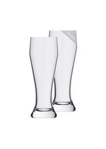 Bierglas Rastal "Weizenbiergl&auml;ser Ranft 0,5 l 120er Set transparent", bunt (transparent), B:8,6cm H:23,3cm &Oslash;:8,6cm, Glas, Trinkgef&auml;&szlig;e, Bierglas, Sp&uuml;lmaschinenfest