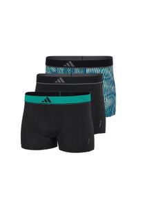 Trunk adidas Sportswear "Active Micro Flex", Herren, Gr. XL, Single Jersey, bunt (920, sonstiges), Single Jersey, Obermaterial: 85% Polyester, 15% Elasthan, k&ouml;rpernah, Unterhosen Trunk, elastischer Bund, weich, Mikrofaser, ohne Eingriff