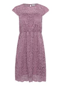 Midikleid Kaffe "Damen Kleid KAanna", Damen, Gr. XL, N-Gr, rosa (wistful mauve), Obermaterial: 92% Polyamid PA. 8% Elasthan EL., Kleider Midikleid