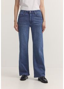 5-Pocket-Jeans Bugatti "Modern Fit", Damen, Gr. 40, Normalgr&ouml;&szlig;en, 370, marine, 98% Baumwolle, 2% Elasthan, Jeans 5-Pocket-Jeans, Modern Fit Baumwoll-Stretch Essentials