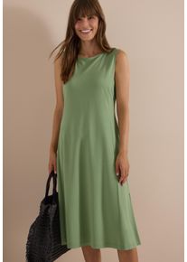 Midikleid Cecil, Damen, Gr. XL (44), N-Gr, ohne &Auml;rmel, Jersey, deep matcha gr&uuml;n, Jersey, Obermaterial: 64% Viskose, 31% Polyester, 5% Elasthan, unifarben, bequem, Rundhals, Kleider Midikleid, &Auml;rmelloses Sommerkleid mit Rundhals und Jersey