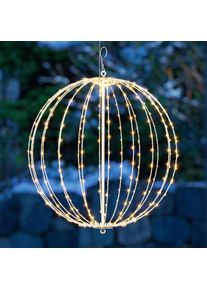 LED Kugelleuchte OTTO HOME "LED-Leuchtkugel THALLIA", gold (wei&szlig;), &Oslash;:50cm, Leuchten, LED Kugelleuchte, 6/18-h Timer, IP44, 5 m Zuleitung