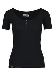 alife and kickin Rundhalsshirt ALIFE & KICKIN, Damen, Gr. XS, schwarz, 95% Baumwolle, 5% Elasthan, Rundhals, Shirts Rundhalsshirt