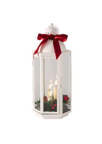 LED Laterne OTTO HOME "Carolly", wei&szlig;, H:38,5cm &Oslash;:16cm, Leuchten, LED Laterne, Warmes Licht, schwarz oder wei&szlig;, H&ouml;he 38,5 cm