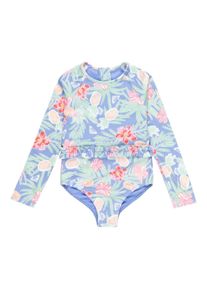 Rash Guard Roxy "Tropical Story", Kinder, Gr. 3(91-100cm), grapemist tropical par tay, Obermaterial: 82% Polyester, 18% Elasthan., Shirts Rash Guard