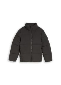 Steppjacke Tom Tailor, M&auml;dchen, Gr. 176, coal mine grau, Web, Obermaterial: 100% Polyester. Futter: 100% Polyester, regular fit normal, elastischer Bund, Jacken Steppjacke, mit Stehkragen
