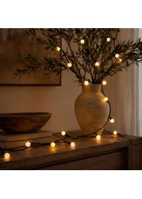 OTTO HOME LED-Lichterkette "Outdoor/Indoor, Kugel Avvina, bunt, 3/6/12/18 u. 24 m L&auml;nge, 11 Modi", schwarz, Dioden 60 Stk., Gesamtl&auml;nge 3m, Lichterketten, warmwei&szlig; pastellfarbig, Timer, Lichteffekte, Garten, Terrasse, Party, LED-Lichterkette