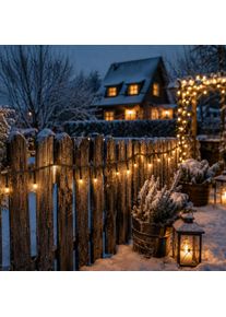 OTTO HOME LED-Lichterkette "Taaraa", gelb (schwarz), Dioden 360 Stk., Gesamtl&auml;nge 18m, Lichterketten, warmwei&szlig;es Licht, IP44, Timer, Lichterkette, LED-Lichterkette