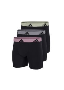 Boxer adidas Sportswear "Active Flex Cotton", Herren, Gr. M, Single Jersey, schwarz (921, sonstiges), Single Jersey, Obermaterial: 95% Baumwolle, 5% Elasthan, k&ouml;rpernah, Unterhosen Boxer, elastisch, Logo-Bund, sportlicher Look, ohne Eingriff