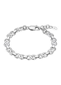 Armband Lotus "Urband Woman - Infinity Unendlichkeitsschleife", silber (edelstahlfarben), Armb&auml;nder, Damen, 20cm, Edelstahl, Armband