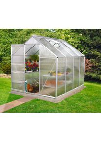 Gew&auml;chshaus Vitavia "Venus 5000", silber (silberfarben), B:192cm T:254cm, Gew&auml;chsh&auml;user, Gew&auml;chshaus