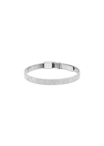 Armband Calvin Klein "SOPHISTICATED TEXTURE", silber (edelstahlfarben), Armb&auml;nder, Damen, 21,5cm, Edelstahl, Armband