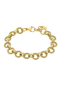 Armband Lotus "Urband Woman", gelbgoldfarben, Armb&auml;nder, Damen, 19,1cm, Edelstahl, Armband