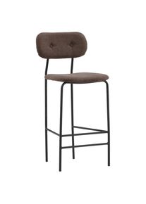 Livetastic , Braun , Metall, Textil , 47x105x49 cm ,