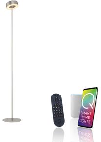 LED Stehlampe "Q-ROTATE", silber (aluminiumfarben), 1, &Oslash; 22cm H: 140cm, 1 Stk., NEUHAUS Q SMART HOME LIGHTS, Leuchten, LED Stehlampe