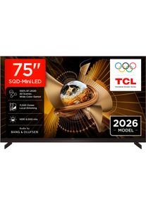 TCL LED-Fernseher "75X11L", Energieeffizienz: F, schwarz, 75 &Prime;, Fernseher, IMAX Enhanced, Filmmaker Mode,, Apple Airplay 2, LED-Fernseher