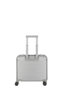 Hartschalen-Trolley Travelite, silber (silberfarben), Koffer, Damen, B/H/T: 44cm x 43cm x 23cm 32 l, Aluminium, Hartschalen-Trolley, 15,6"-Laptopfach, TSA-Schl&ouml;sser und herausnehmbare Dokumentenf&auml;cher, B:44cm H:43cm T:23cm