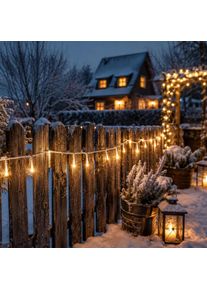 OTTO HOME LED-Lichterkette "in 3/6/12/18 u. 24 m L&auml;nge, warmwei&szlig;, Timer, Indoor, Outdoor, Garten", gold (wei&szlig;), Dioden 360 Stk., Gesamtl&auml;nge 18m, Lichterketten, warmwei&szlig;es Licht, IP44, Timer, Lichterkette, LED-Lichterkette
