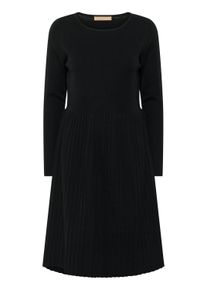 Midikleid Culture "Damen Kleid CUluci", Damen, Gr. L, N-Gr, schwarz, Obermaterial: 81% Polyester Pol. recyc.. 19% Polyamid PA., Kleider Midikleid