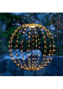 LED Kugelleuchte OTTO HOME "LED-Leuchtkugel THALLIA", gold (schwarz), &Oslash;:50cm, Leuchten, LED Kugelleuchte, 6/18-h Timer, IP44, 5 m Zuleitung