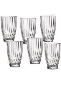 Ritzenhoff & Breker Gl&auml;ser-Set RITZENHOFF & BREKER "Samba", transparent, B:8,5cm H:12cm &Oslash;:8,5cm, Glas, Trinkgef&auml;&szlig;e, Gl&auml;ser-Set, je 350 ml