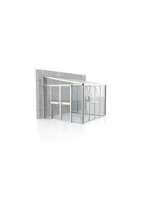 M&Ouml;BELIX M&ouml;belix , Wei&szlig; , Metall, Kunststoff, Glas , 265.9x238.8x271.4 cm ,