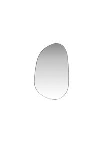 Livetastic , Silberfarben , Metall, Glas , oval , 40x65x3 cm , senkrecht montierbar ,