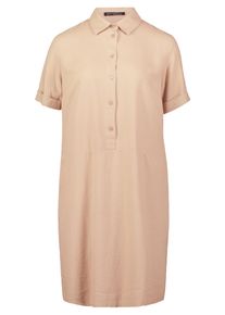 Sommerkleid Betty Barclay "Leinenkleid mit Knopfleiste", Damen, Gr. 36, EURO, beige, 55% Leinen LI. 45% Viskose CV., Kleider Sommerkleid