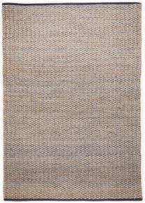 Teppich Tom Tailor HOME "Braid" Gr. 3, beige (natur, blau), B:160cm H:7mm L:230cm, Baumwolle, Jute, Teppiche, Teppich, Flachgewebe, handgewebt, Material: 70% Jute, 30% Baumwolle