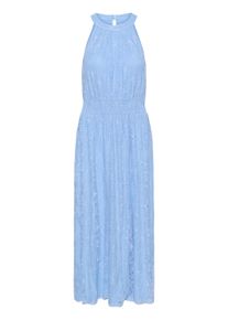 Midikleid Cream "Damen Kleid CRNira", Damen, Gr. 34, N-Gr, blau (powder blau), Obermaterial: 100% Polyamid PA., Kleider Midikleid