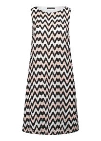 Etuikleid Betty Barclay "Etuikleid ohne Arm", Damen, Gr. 36, EURO, schwarz (schwarz, wei&szlig;), Obermaterial: 100% Polyester PES., Kleider Etuikleid