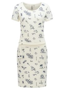 Sommerkleid Ragwear "Minikleid Baomi Summer YOUMODO", Damen, Gr. XL, N-Gr, beige (ivory), Obermaterial: 100% Baumwolle CO., Kleider Sommerkleid