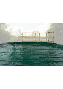 Pool-Abdeckplane Weka "MALI 1", gr&uuml;n (gr&uuml;n, schwarz), L:390cm, Polyethylen (PE), Planen, Pool-Abdeckplane, &Oslash; 390 cm