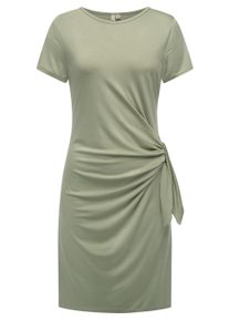 Shirtkleid Ragwear "Shirtkleid Knotta", Damen, Gr. S, N-Gr, gr&uuml;n (dusty gr&uuml;n), Obermaterial: 95% Viskose CV. 5% Elasthan EL., Kleider Shirtkleid