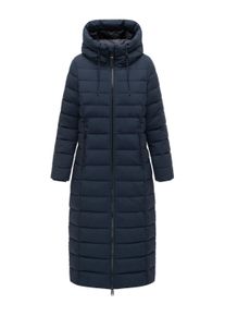 Wintermantel Navahoo "Wintermantel Vanillawolke 14", Damen, Gr. XL, blau (navy), M&auml;ntel Wintermantel